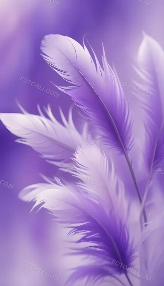 Soft Wispy Purple Feathers With A Blurred Ethereal Background6 12 3b91