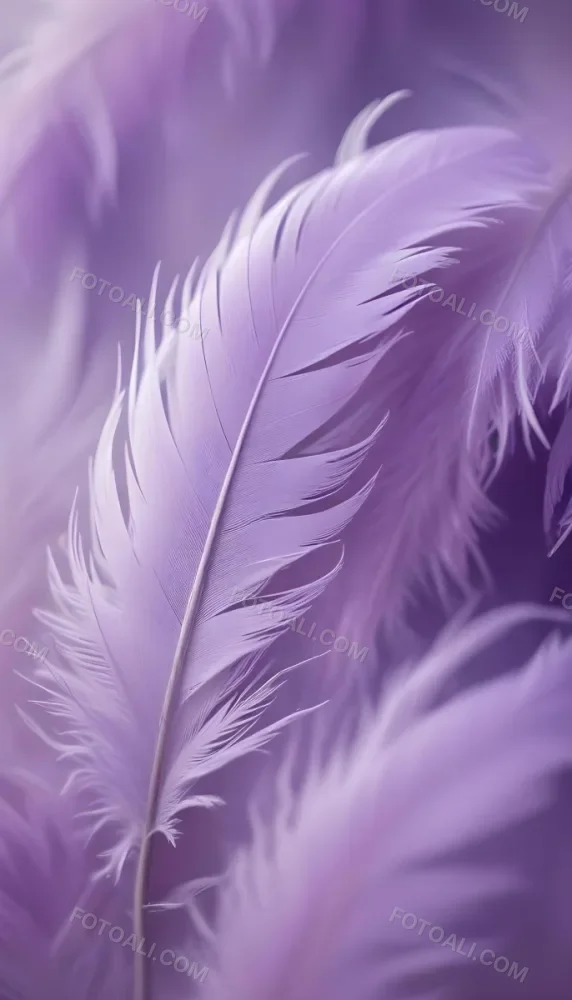 Soft Wispy Purple Feathers With A Blurred Ethereal Background6 5 3ca0