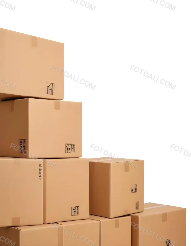 Stacks Of Cardboard Boxes With Fragile Symbols Suggesting A Moving Or Shipping Scene 2 76ce