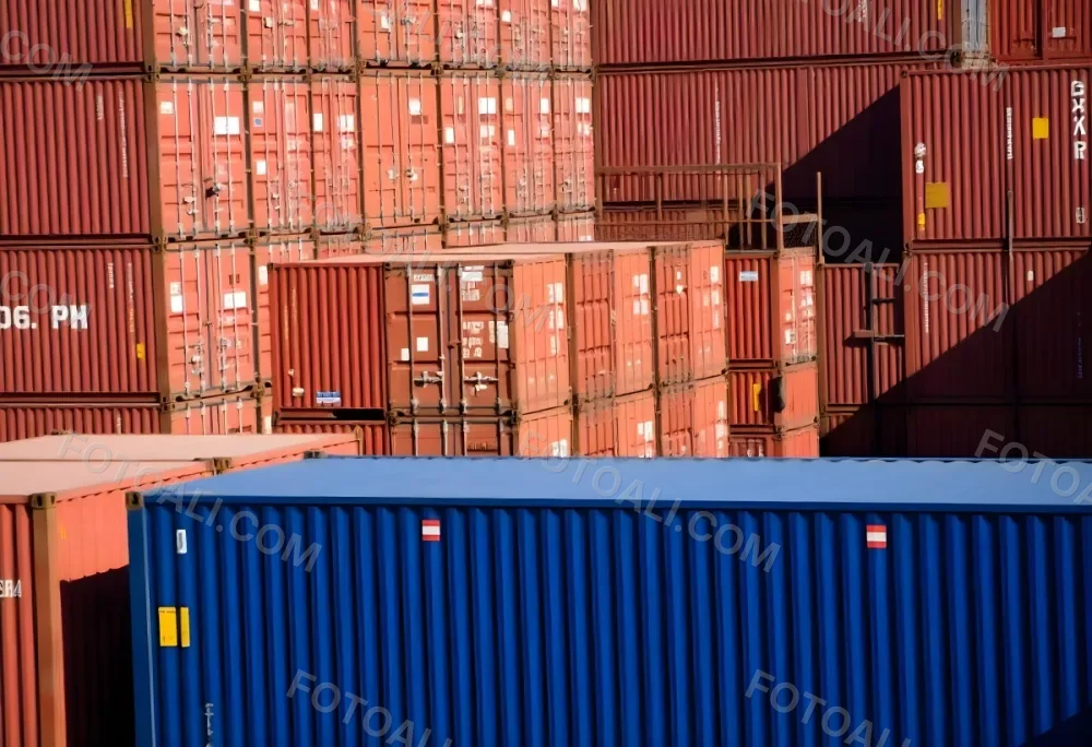 Stacks Of Colorful Shipping Containers In A Storage Yard 11 67e4