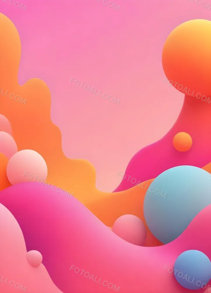 Vibrant Gradient Background Transitioning From Pink To Orange 97 6a77
