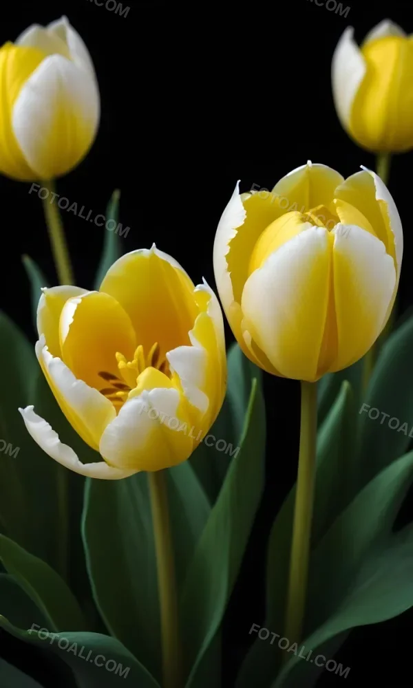 Vwhite And Yellow Tulips Against A Dark Backgroundwhite And Yellow Tulips Against A Dark Backgroundwhite And Yellow Tulips Against A Dark Backgroundwhite And Yellow Tulips Against A Dark Backgroundwhite And Yellow Tu 26 00d9