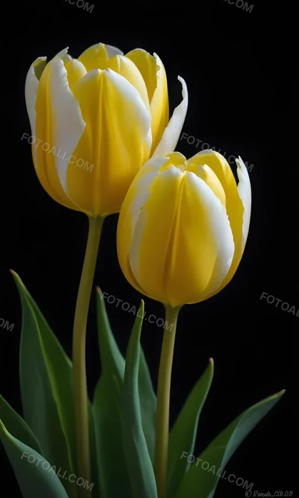 Vwhite And Yellow Tulips Against A Dark Backgroundwhite And Yellow Tulips Against A Dark Backgroundwhite And Yellow Tulips Against A Dark Backgroundwhite And Yellow Tulips Against A Dark Backgroundwhite And Yellow Tu 28 D42e
