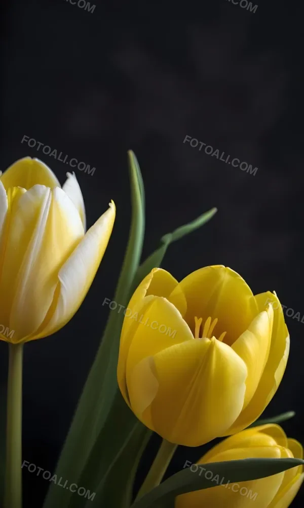 Vwhite And Yellow Tulips Against A Dark Backgroundwhite And Yellow Tulips Against A Dark Backgroundwhite And Yellow Tulips Against A Dark Backgroundwhite And Yellow Tulips Against A Dark Backgroundwhite And Yellow Tu 38 Dad7