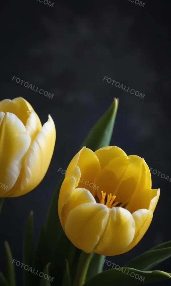 Vwhite And Yellow Tulips Against A Dark Backgroundwhite And Yellow Tulips Against A Dark Backgroundwhite And Yellow Tulips Against A Dark Backgroundwhite And Yellow Tulips Against A Dark Backgroundwhite And Yellow Tu 7 C724