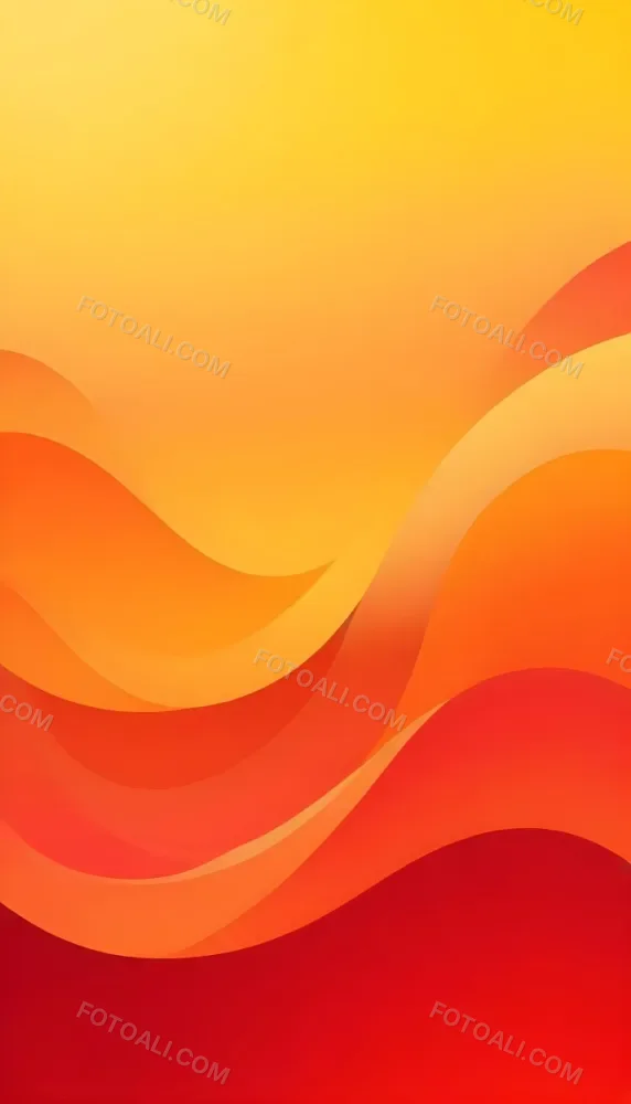 Watercolor Painting A Gradient Background Transitioning From Bright Yellow At The Top To Vibrant Orange And Red At The Bottom Creating A Warm And Energetic Atmosphere Creative Detailed Brush Stroke Minimal Spalsh 48 C28f