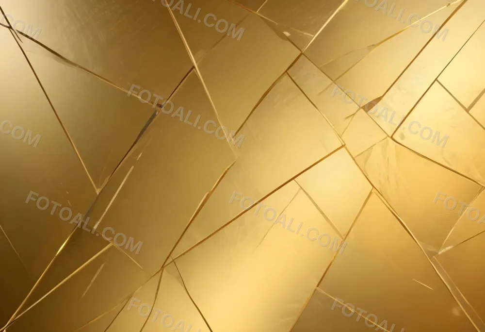 Watercolor Painting Golden Metallic Surface With Diagonal Lines And Reflections Creative Detailed Brush Stroke Minimal Spalsh 5 Fcf9