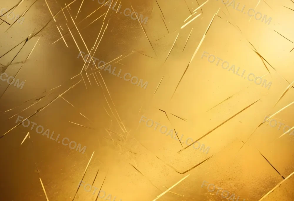 Watercolor Painting Golden Metallic Surface With Diagonal Lines And Reflections Creative Detailed Brush Stroke Minimal Spalsh 56 F8f5
