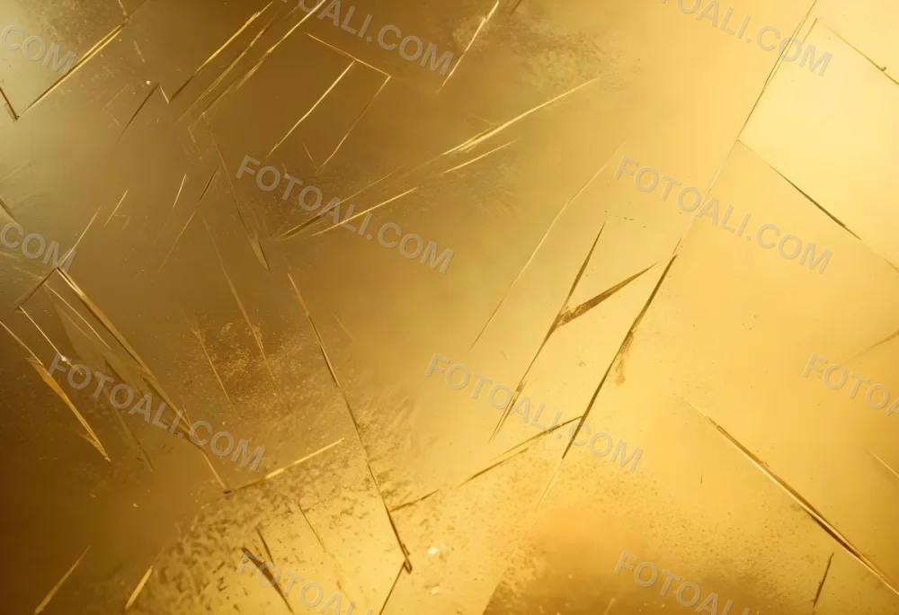 Watercolor Painting Golden Metallic Surface With Diagonal Lines And Reflections Creative Detailed Brush Stroke Minimal Spalsh 64 Acc7