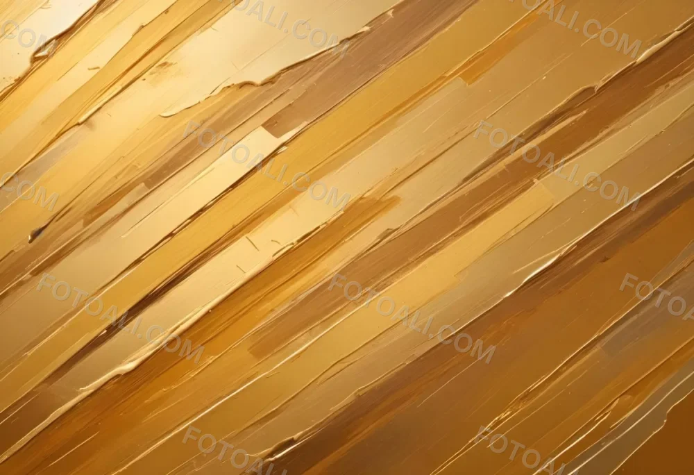 Watercolor Painting Golden Metallic Surface With Diagonal Lines And Reflections Creative Detailed Brush Stroke Minimal Spalsh 97 987b