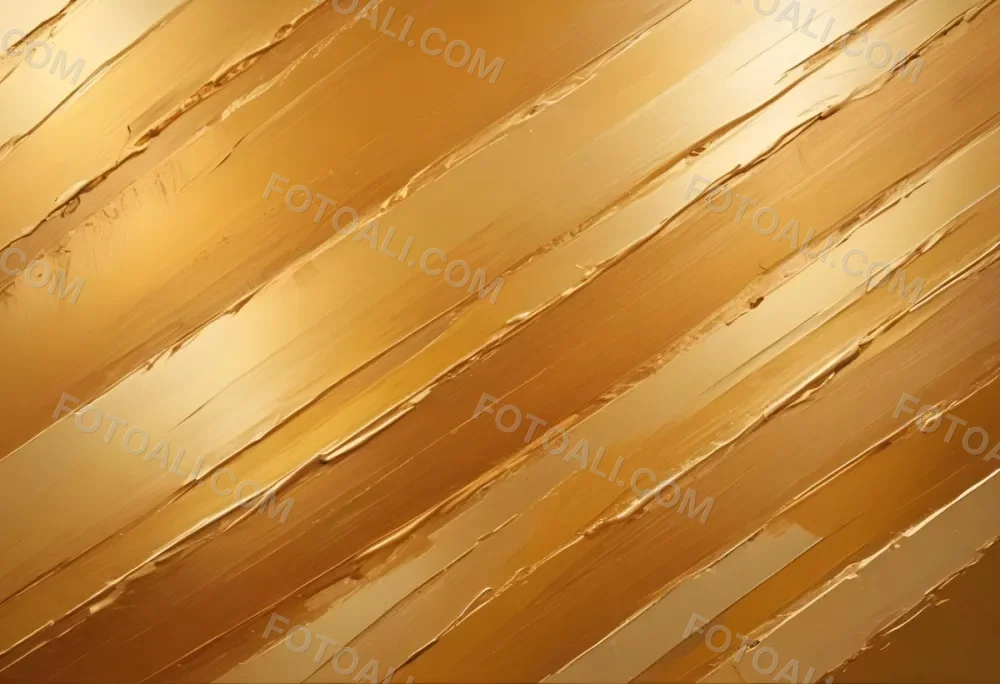 Watercolor Painting Golden Metallic Surface With Diagonal Lines And Reflections Creative Detailed Brush Stroke Minimal Spalsh 98 0c63