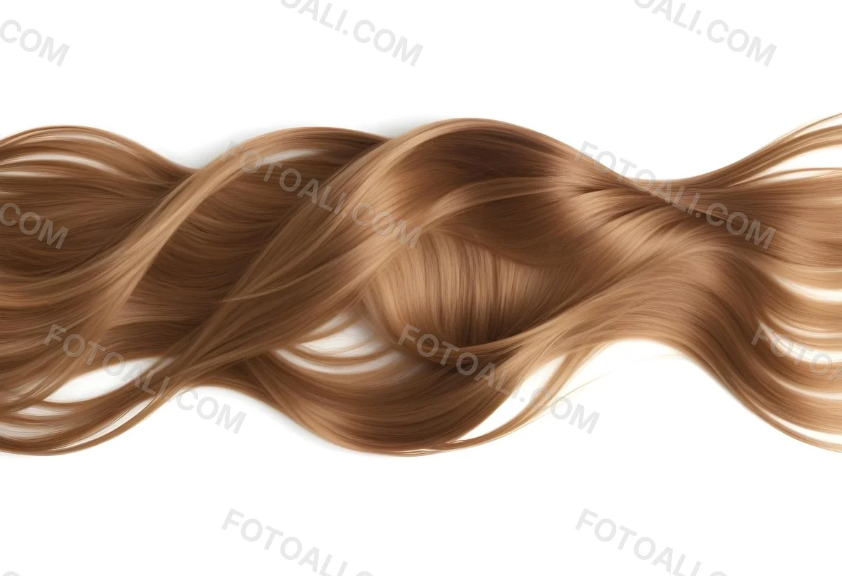 Wavy Golden Brown Hair With A Shiny Healthy Appearance 12 59cc