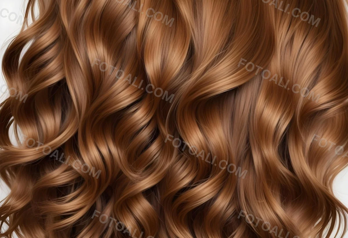 Wavy Golden Brown Hair With A Shiny Healthy Appearance 22 3161
