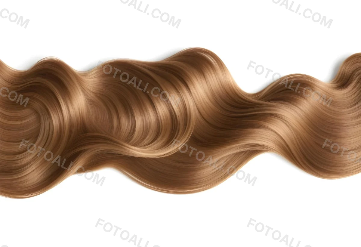 Wavy Golden Brown Hair With A Shiny Healthy Appearance 3 71f4