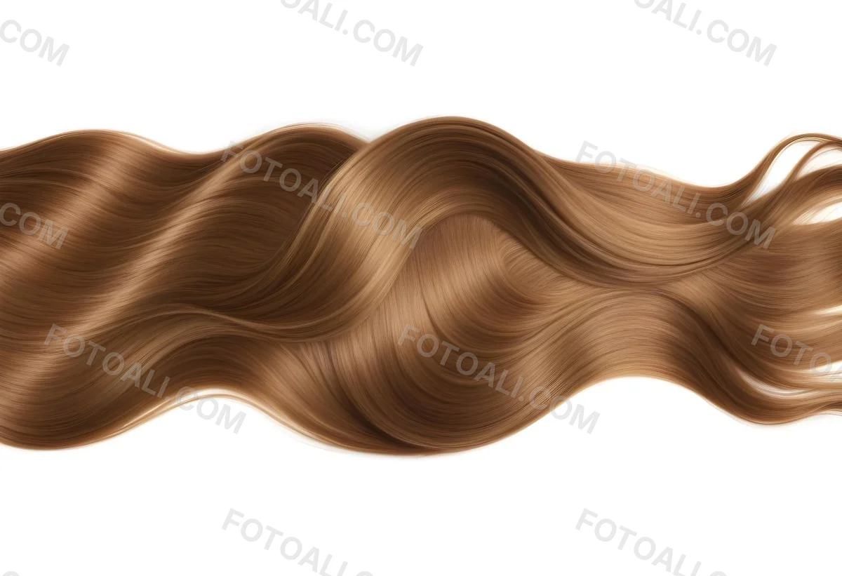 Wavy Golden Brown Hair With A Shiny Healthy Appearance 4 D2e8