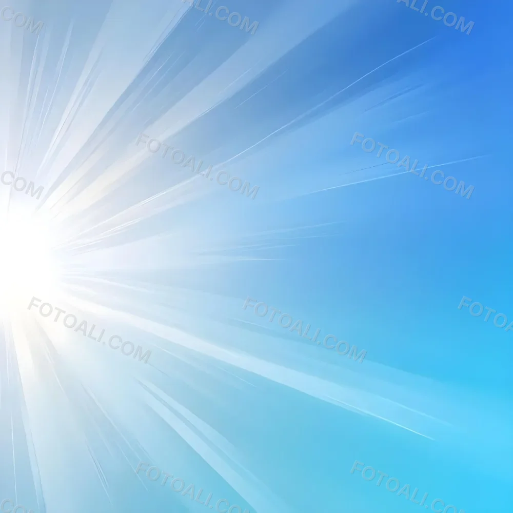 White Light Rays Emanating From The Left Side Fading Into A Gradient Of Light Blue And White Creating A Bright And Ethereal Effect 25 99c0