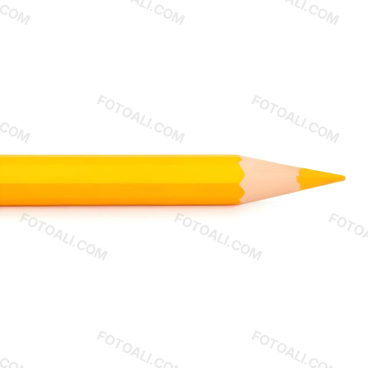 Yellow Pencil On A White Background 20 Bd82