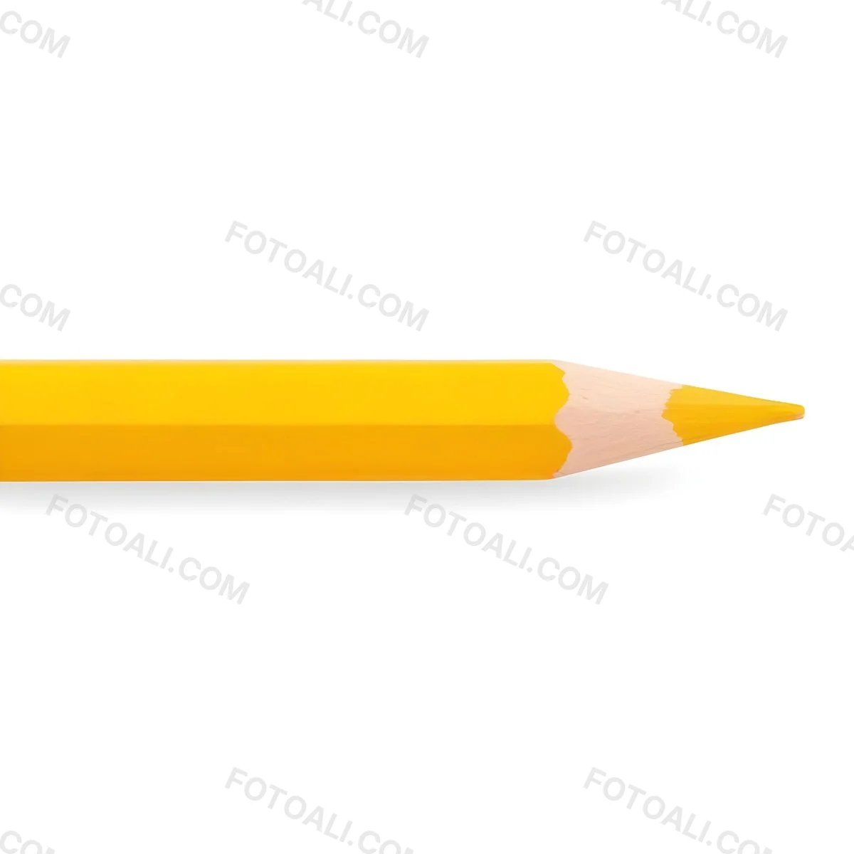 Yellow Pencil On A White Background 28 C38d