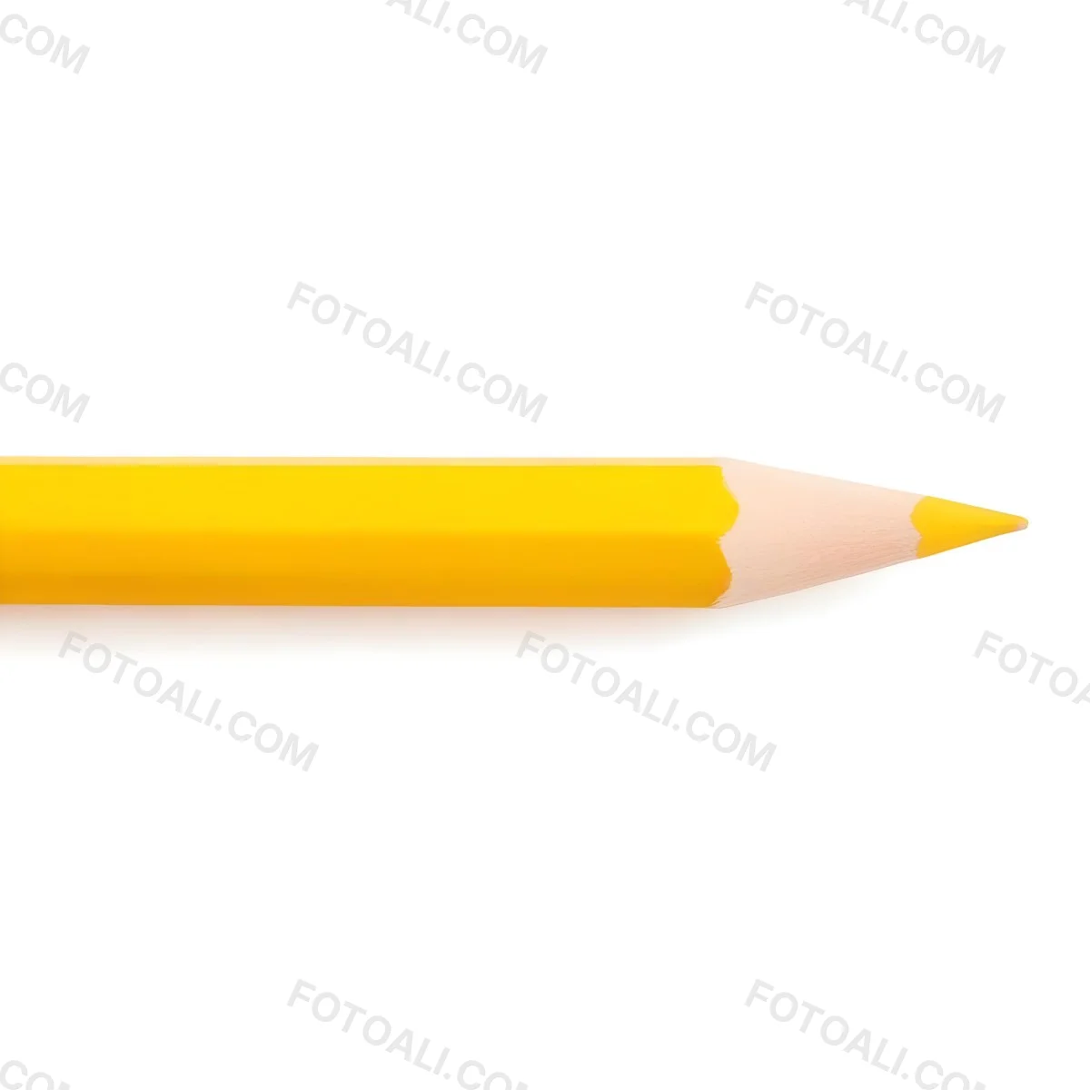 Yellow Pencil On A White Background 32 E8ac