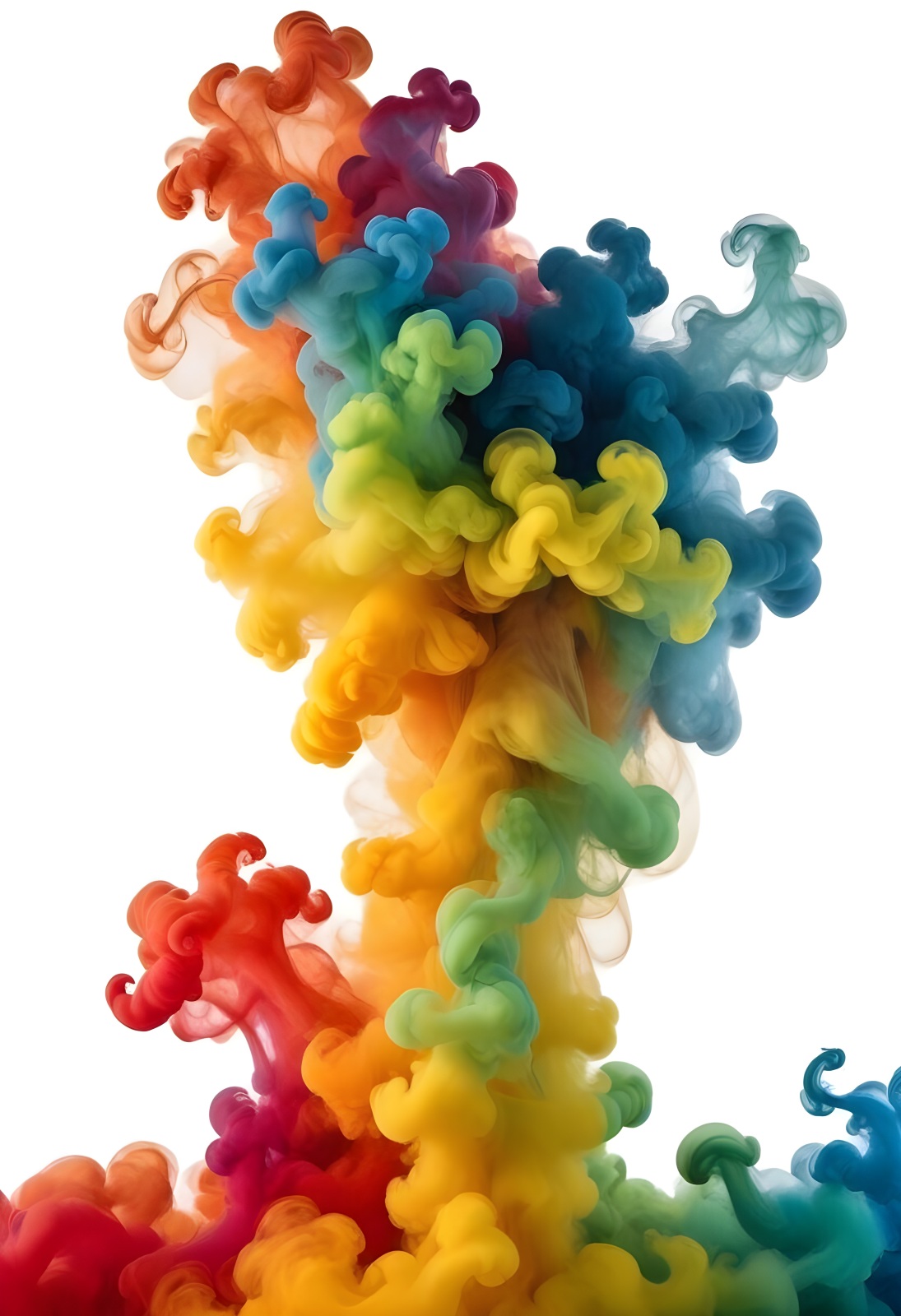 35mm Film Photography A Colorful Abstract Smoke Or 1 7788