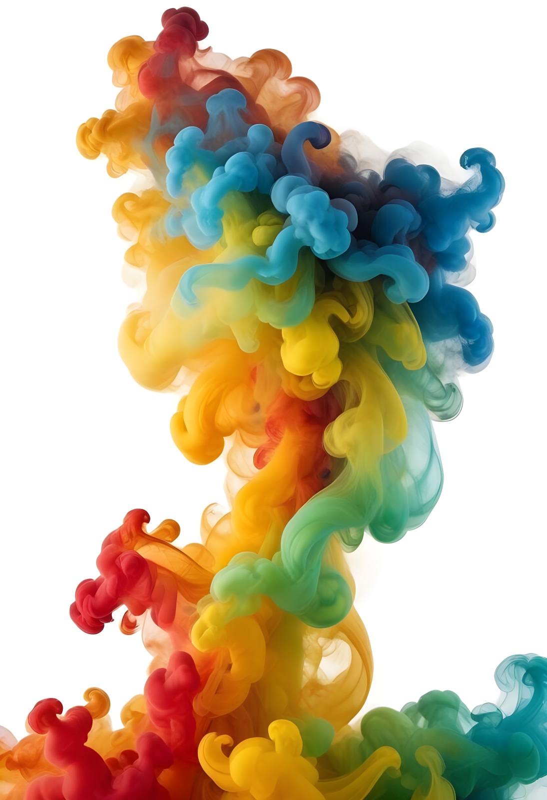 35mm Film Photography A Colorful Abstract Smoke Or 2 379b