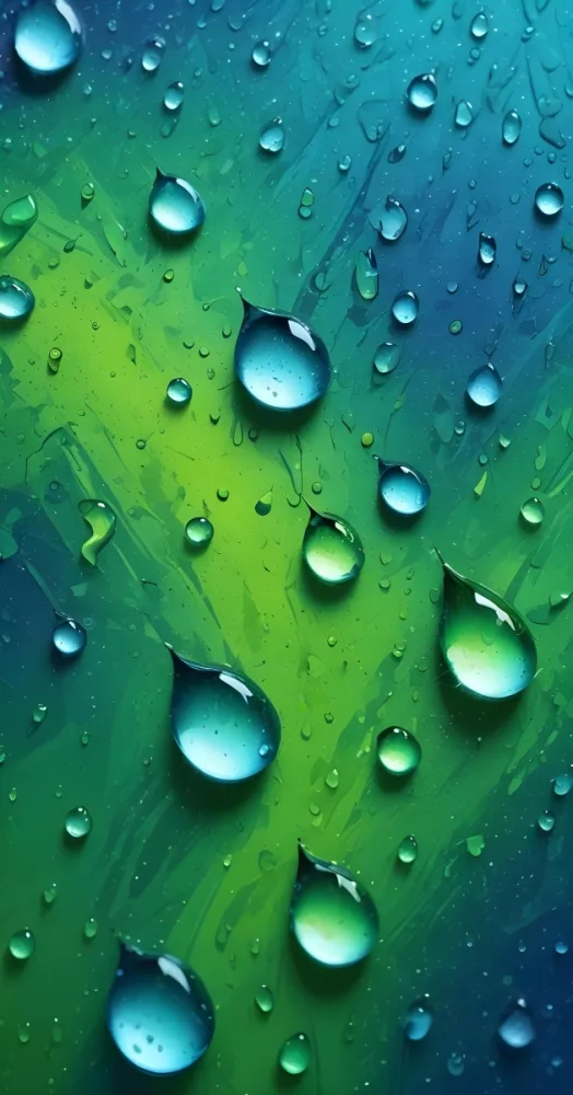 35mm Film Photography Close Up Of A Bright Green Surface Covered With Various Sizes Of Water Droplets Creating A Textured And Glossy Appearance High Detail 22 7dd4