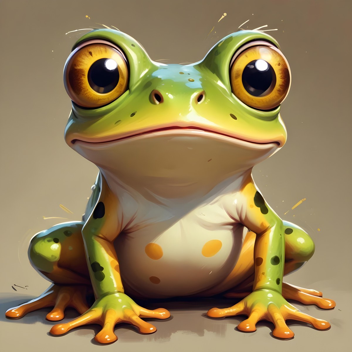 A Colorful Tree Frog With Large Eyes And Vibrant Green Yellow And Blue Skin Sitting On A Surface 7 720d
