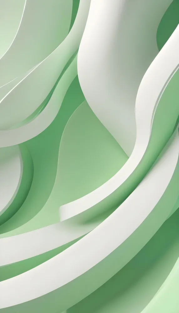 3d Model Background With Light Green And White Curved Shapes Soft Lighting Smooth Gradients And A Clean Minimalist Design Figure Octane Render Volumetric Highly Detailed Videogame Aesthetic 68 4508