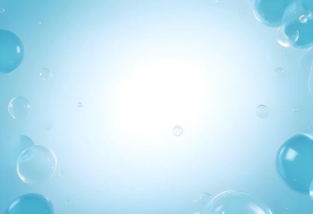 3d Model Bubbles Floating In The Air Light Blue Background Transparent Spheres Clean And Fresh Airy Atmosphere Minimalist Design Soft Lighting Abstract Composition Gentle Movement Ethereal Quality Figure Oct 5 919c