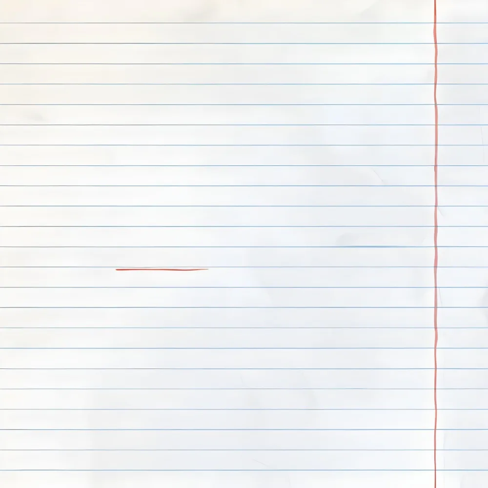 A Crumpled Sheet Of Lined Paper With Blue Horizontal Lines And A Red Vertical Line On The Right Side Blank Space 22 71f2