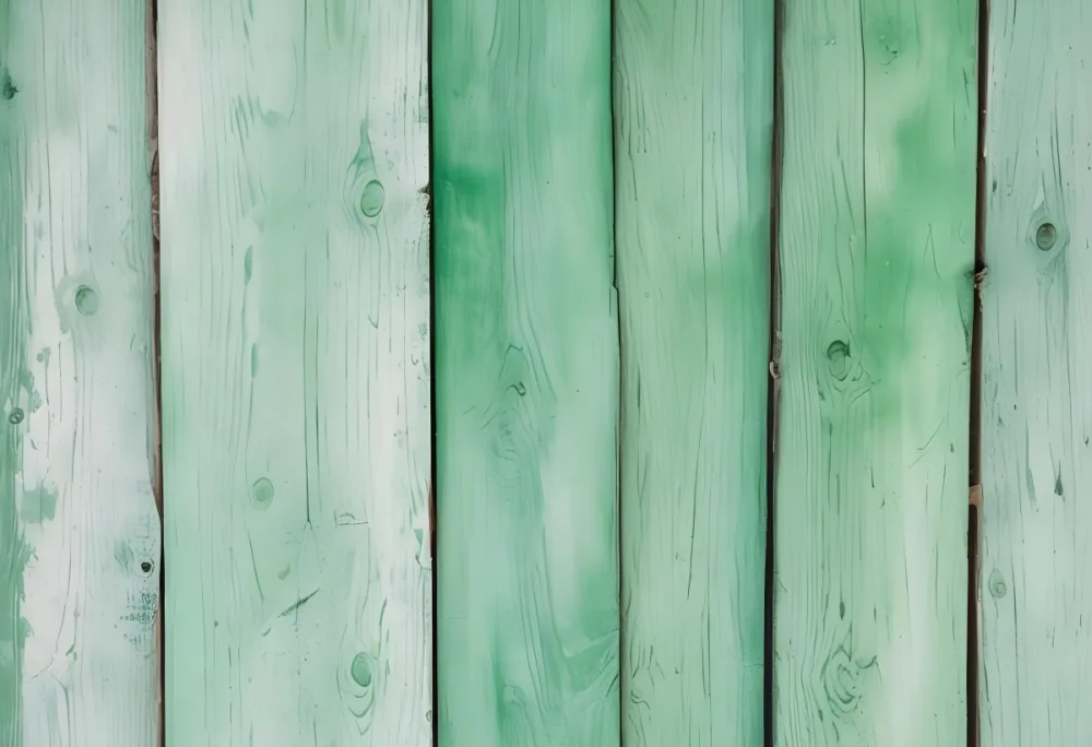 A Green Wooden Planks Background The Planks Are Arranged Vertically The Wood Grain Is Visible The Paint Is Weathered In A Rustic Style 11 147f