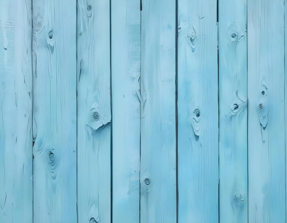 A Light Blue Wooden Wall With Vertical Planks The Paint Is Weathered And Peeling Creating A Rustic Texture The Background Is A Solid Color 6 D4ac
