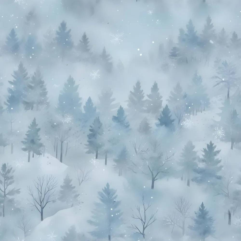 A Snowy Or Icy Background With A Light Blue Gray Color And A Slightly Textured Mottled Appearance Surrounded By A Forest Under A Bright Sunny Sky With Soft Falling Snowflakes 9 227f