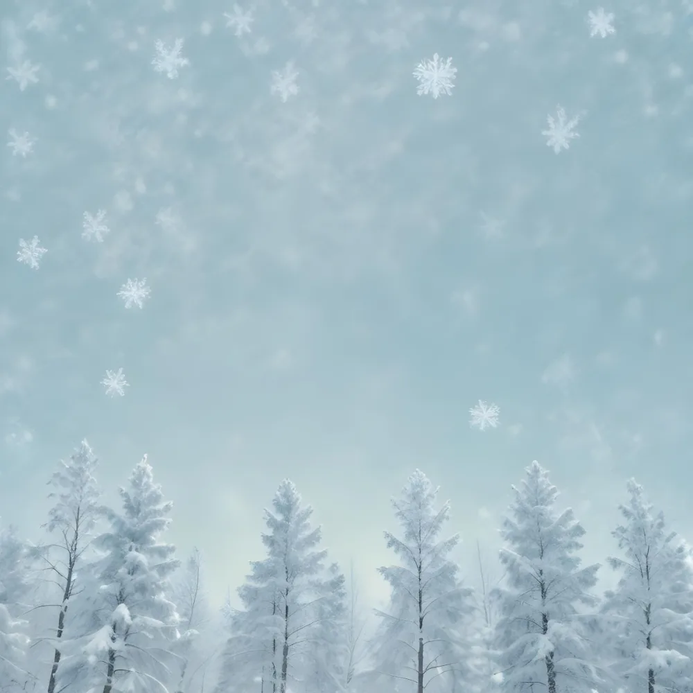 A Snowy Or Icy Background With A Light Blue Gray Color And A Slightly Textured Mottled Appearance Surrounded By A Forest Under A Bright Sunny Sky With Soft Falling Snowflakes 97 6675