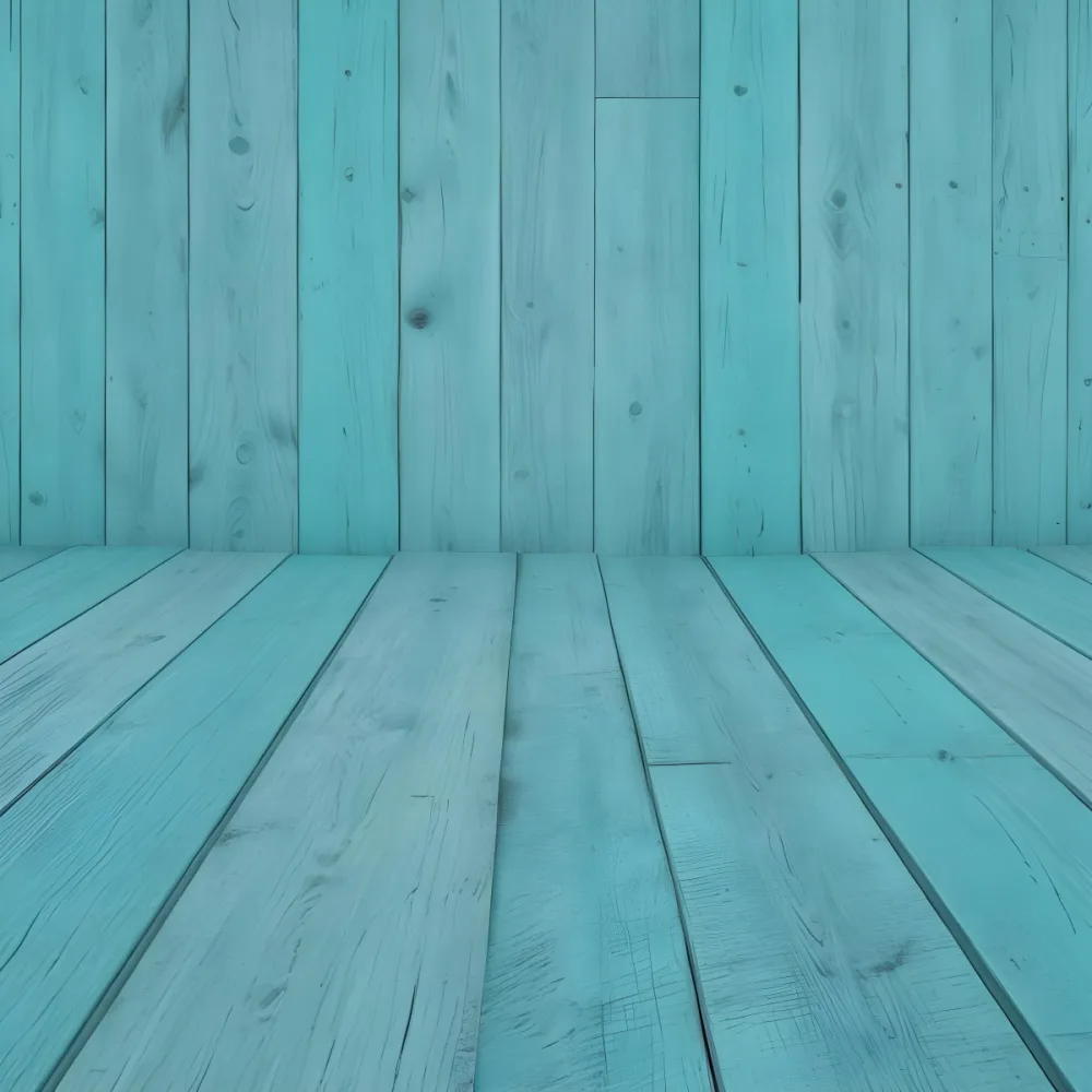 A Turquoise Wooden Planks Background The Planks Are Arranged Vertically And Horizontally Creating A Sense Of Depth And Perspective 18 13d0