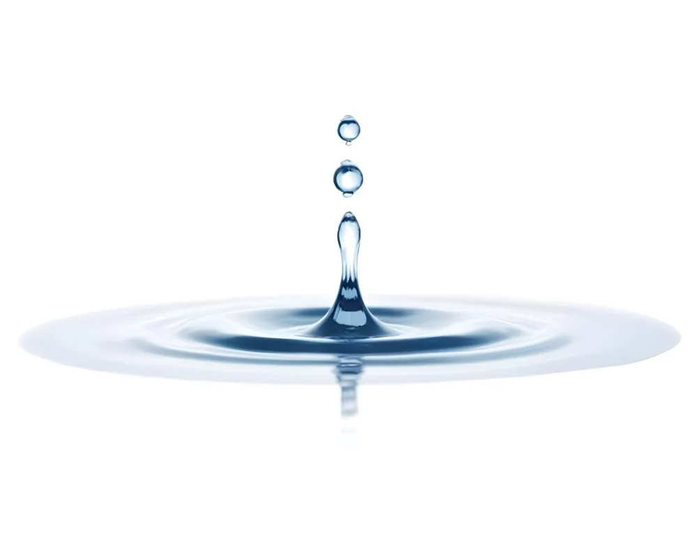 A Water Drop Falling Into A Body Of Water Creating Ripples Isolated On A White Background Studio Shot High Speed Photography 1 4958