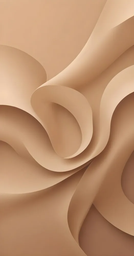 Abstract Design Featuring Smooth Flowing Curves In Shades Of