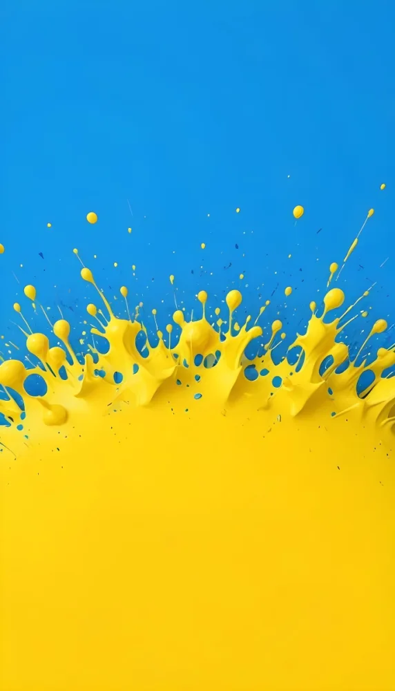 Adorable Cartoon Style Yellow And Blue Abstract Ba 41 Da2f