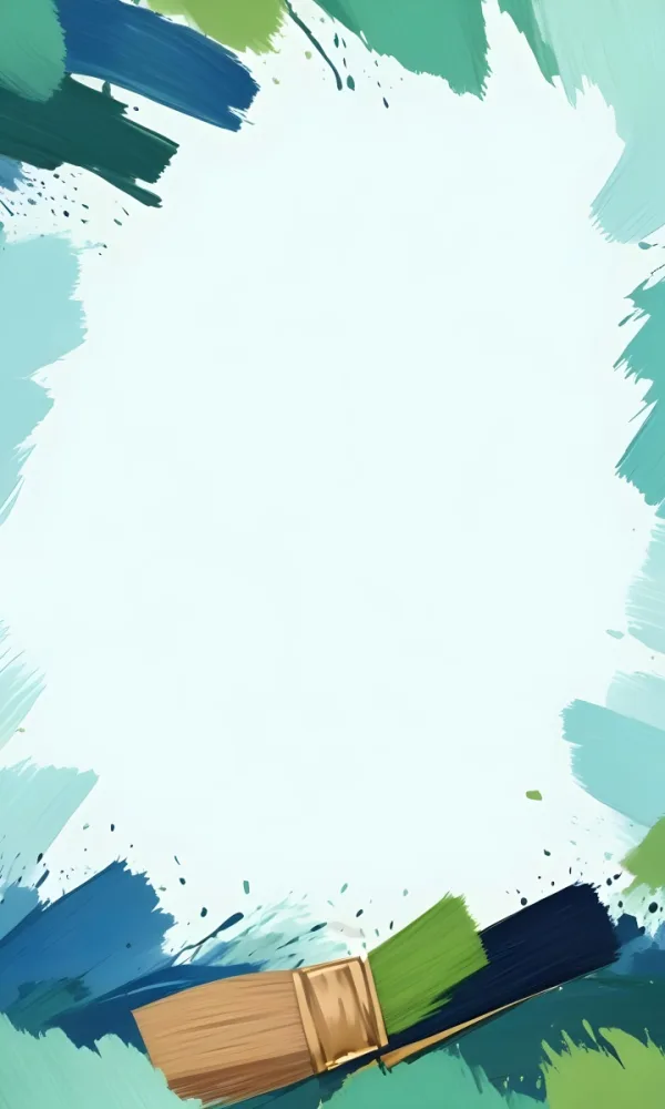 Background With Green And Blue Brush Strokes 13 E30b