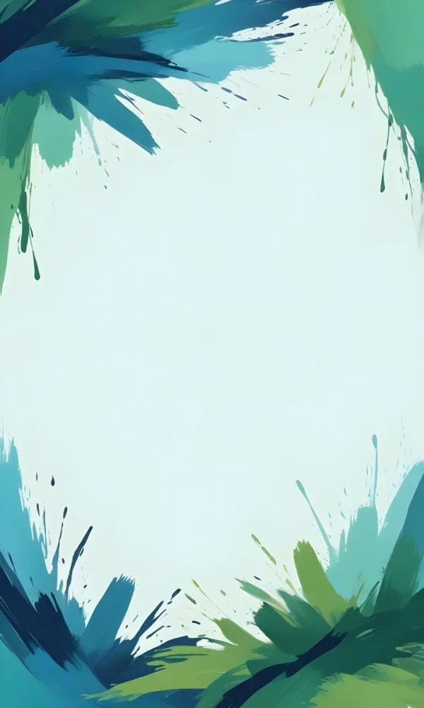 Background With Green And Blue Brush Strokes 22 D989