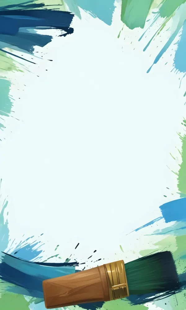 Background With Green And Blue Brush Strokes 3 4693