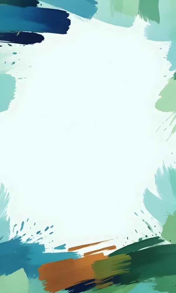 Background With Green And Blue Brush Strokes 5 F74a