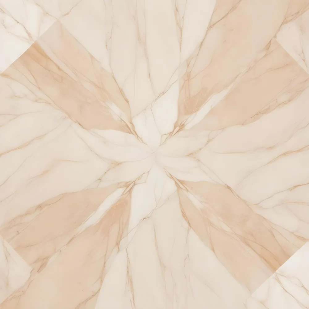 Beige And White Marble Textured Surface With A Symmetrical Pattern 12 5c45