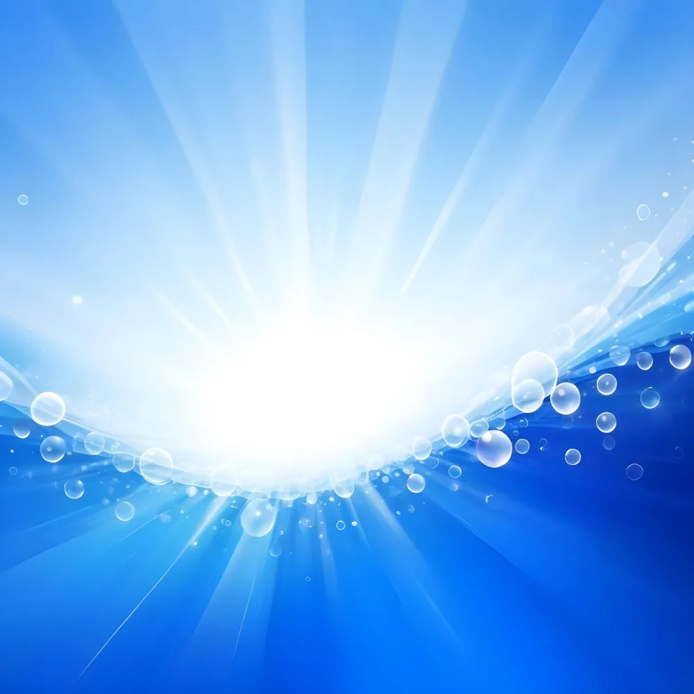 Blue Abstract Background With Light Rays And Bubbles 5 97f8