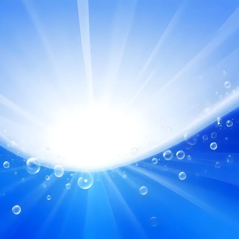 Blue Abstract Background With Light Rays And Bubbles 6 1831