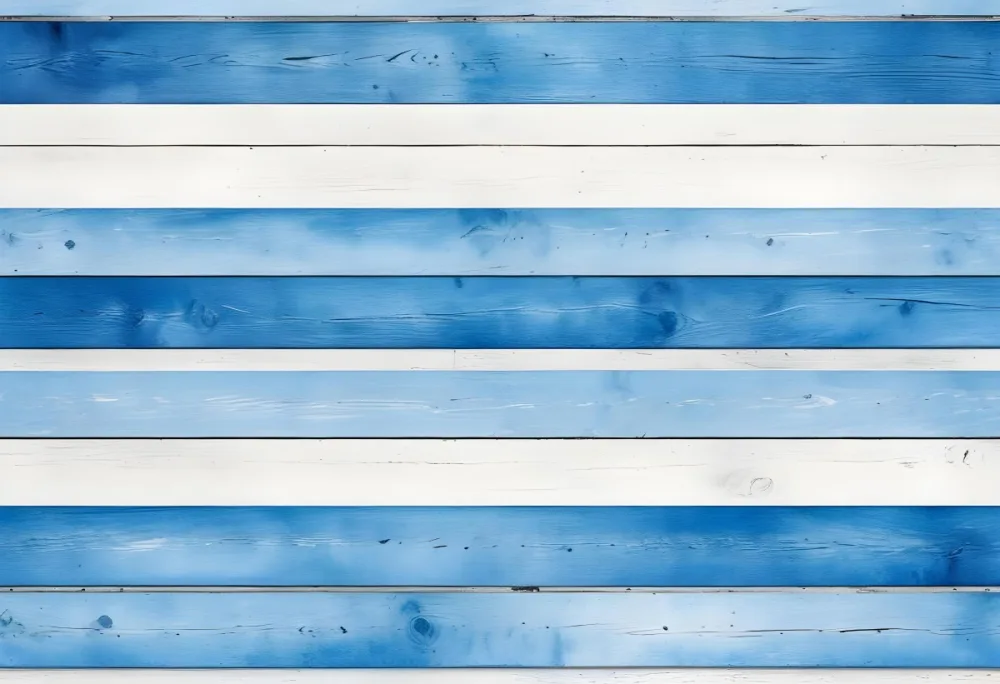 Blue And White Wooden Planks Arranged Horizontally Creating A Textured Background With A Rustic And Weathered Appearance Suitable For Various Design Purposes 2 62e9