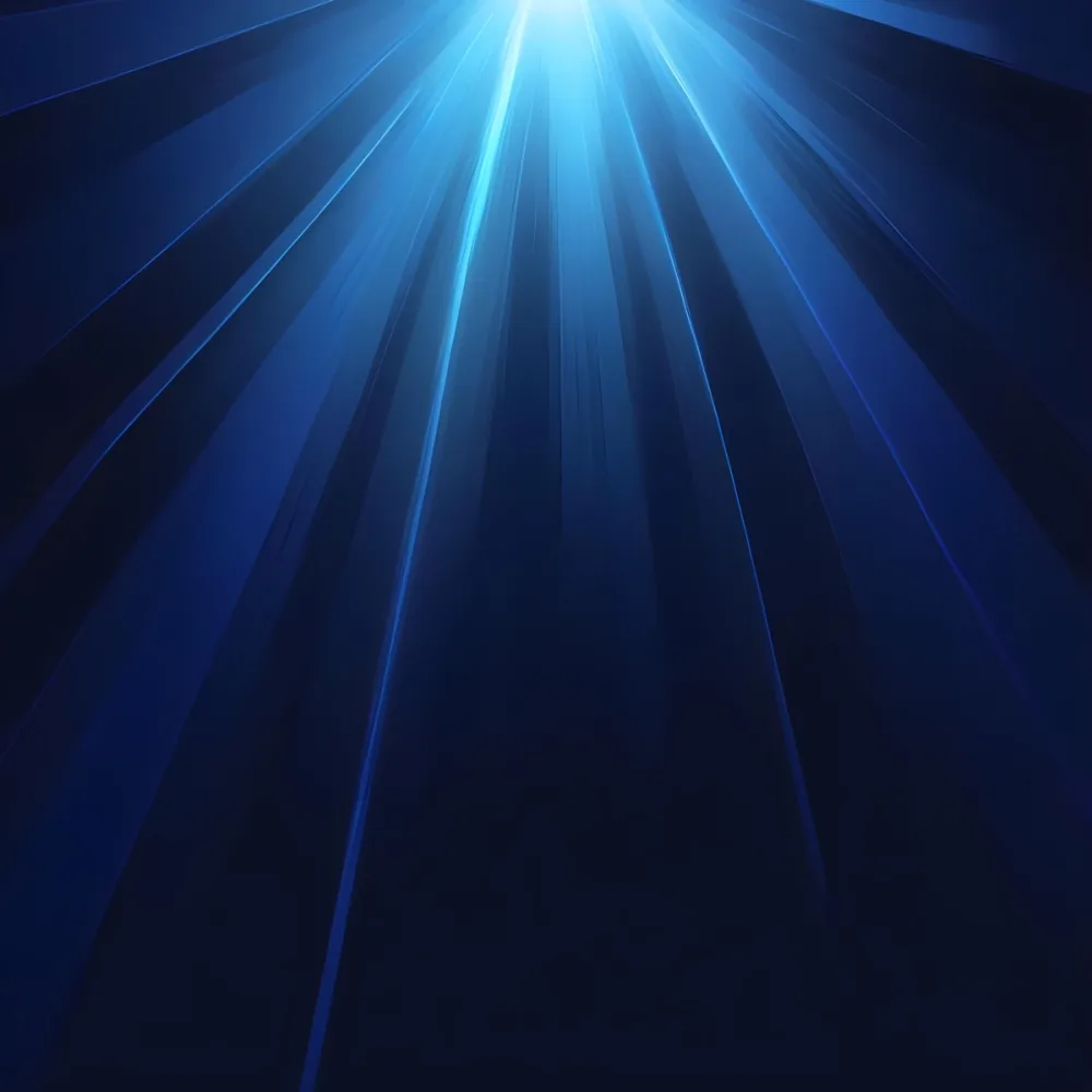 Blue Light Rays Emanating From The Top Creating A Radiant Glow Dark Blue Background Light Beams Converging Ethereal Atmosphere Abstract Composition Vibrant And Luminous Effect 9 9dda