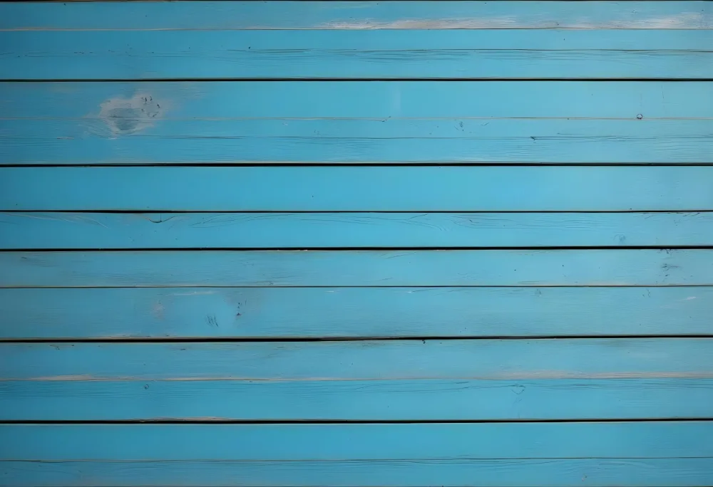 Blue Painted Wooden Planks Horizontal Arrangement Weathered Texture Rustic Charm Close Up Shot Natural Light Vintage Aesthetic Textured Surface Aged Appearance Simple Background 74 F416