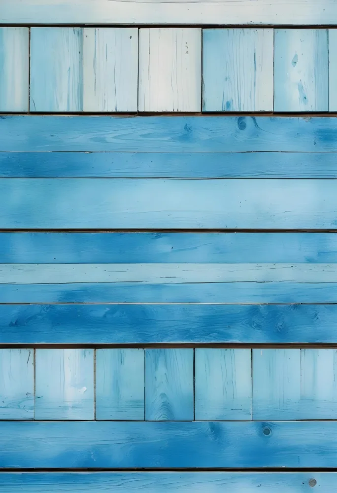 Blue Painted Wooden Planks Horizontal Lines Weathered Texture Rustic Charm Vintage Aesthetic Vibrant Color Natural Light Simple Composition 1 6f21