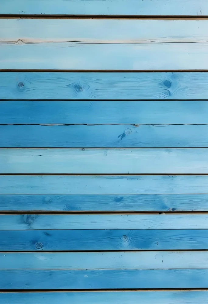 Blue Painted Wooden Planks Horizontal Lines Weathered Texture Rustic Charm Vintage Aesthetic Vibrant Color Natural Light Simple Composition 23 B7e6